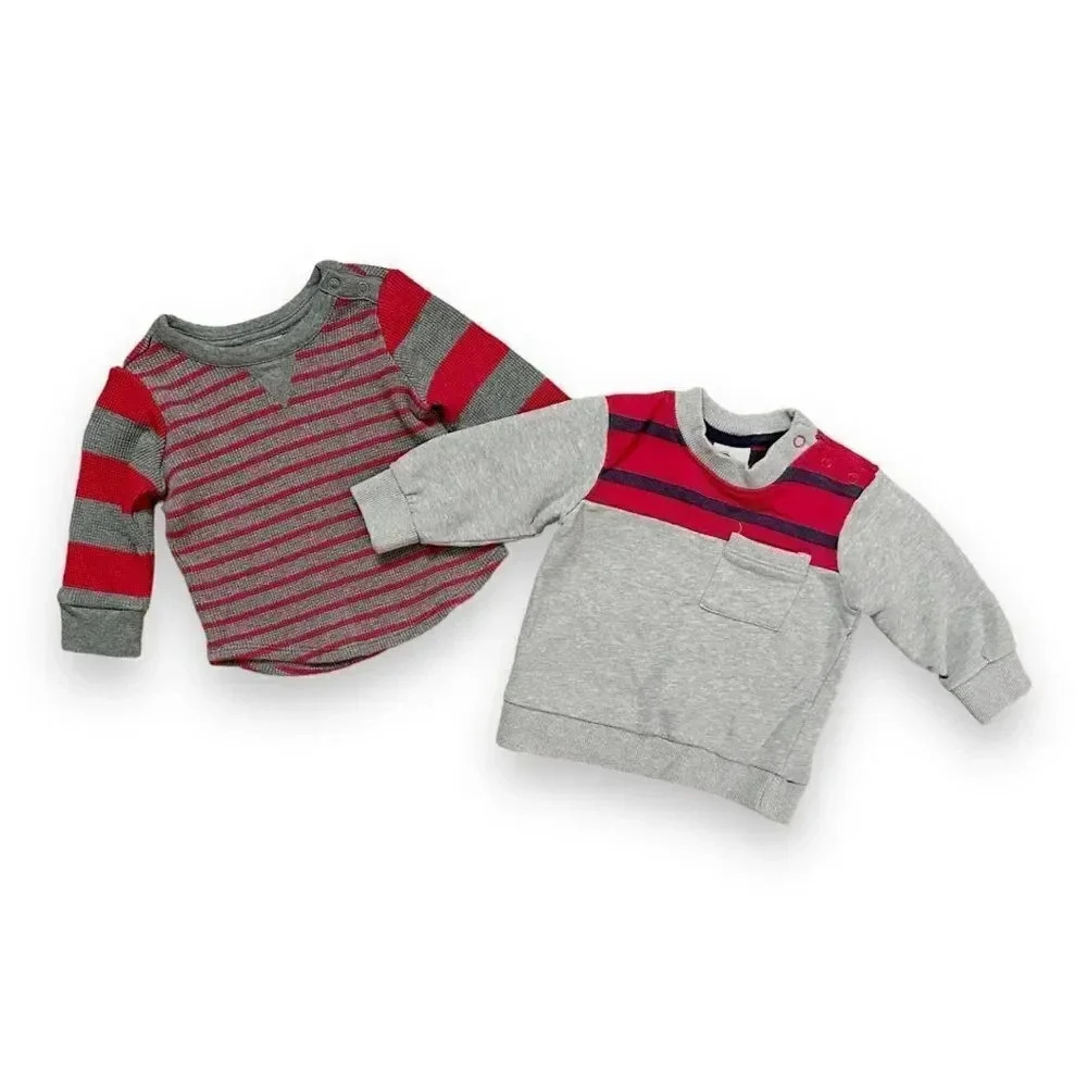 Hanna Andersson | Bundle of Toddler Pullovers (6-12 mos) ❤️